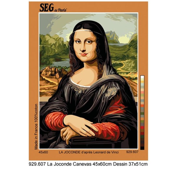 Antik duk La Joconde 45x60cm