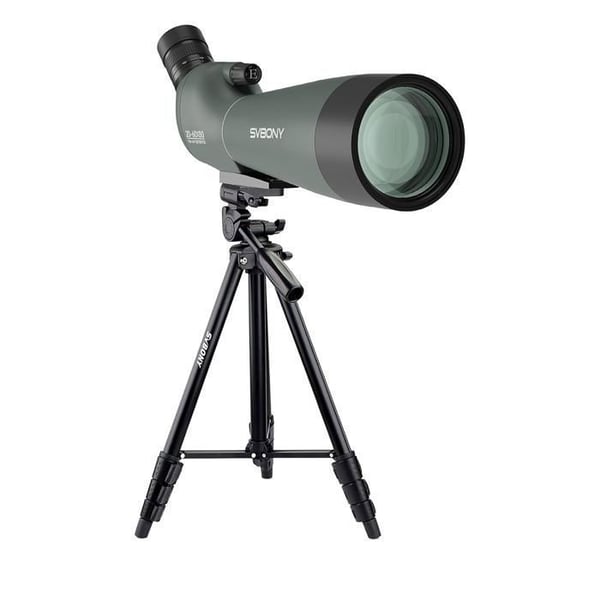 Svbony SV28 20-60x80mm Kikkert med Stativ SV101, Smartphone-adapter, HD Bak4, för Måltavla och Fågelobservation