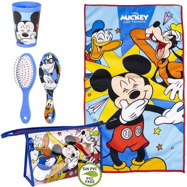 Toilettrensel - Cerdá - Mickey - Multifarvet - Blød - Lynlås