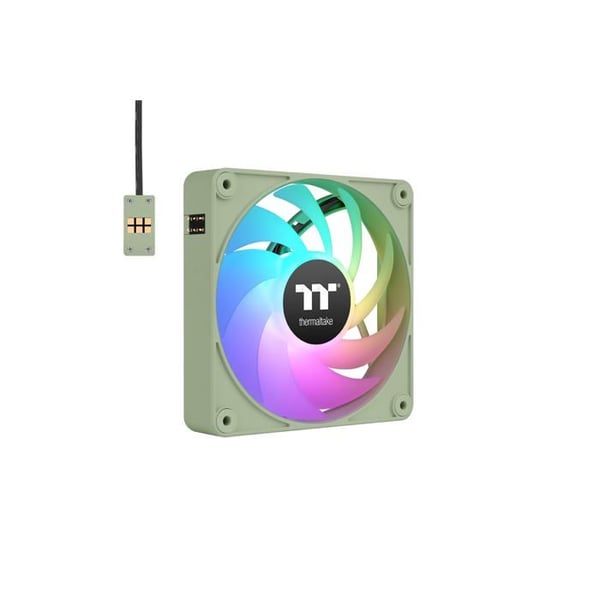 PC-fläkt - Thermaltake - CT120 EX ARGB - Matcha Grön - Paket med 3 - Tyst