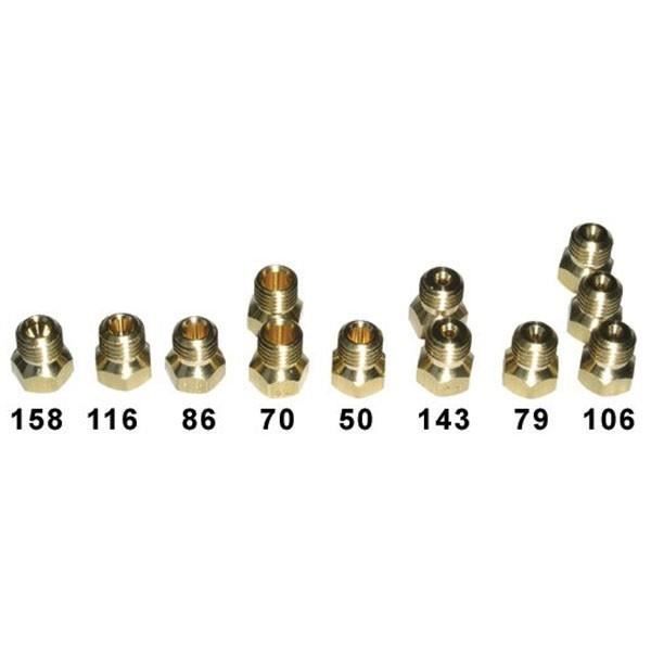 Injektorsats - Ariston Indesit - C00114463 - Butan - Gas - Ugnstillbehör