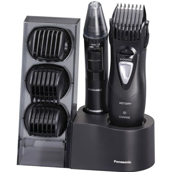 Panasonic ER-GY10CM504 Sæt Multi-Brug Barbermaskine til Krop og Ansigt, Alsidig Trimmer, 5 Tilbehør, Genopladelig og Vandtæt