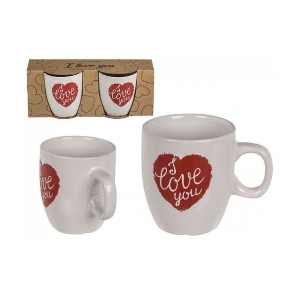 I love you 2 heart mugg duo Muggar