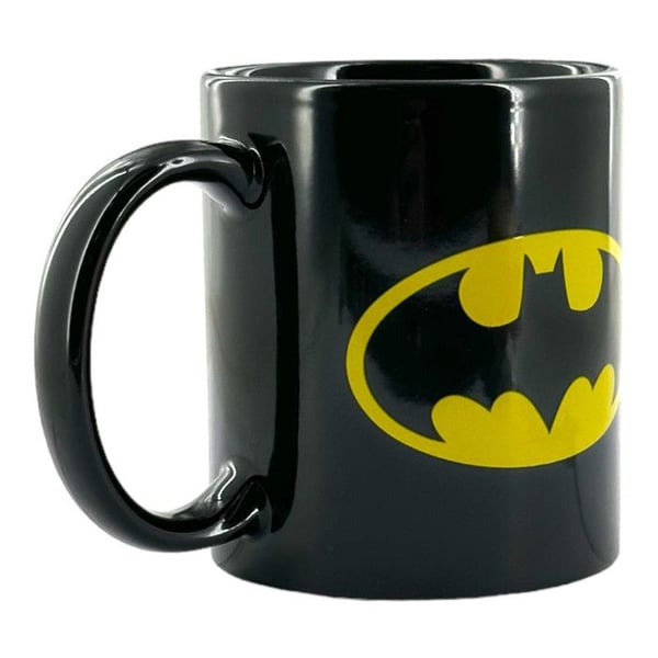 Mugg - BATMAN - Noir - Keramik - 0.315 L - Gul Logotyp