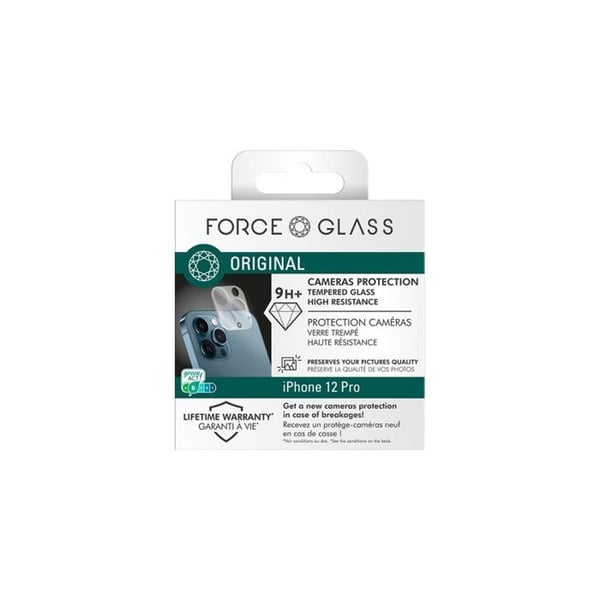 Skärmskydd - Force Glass - iPhone 12 Pro - Härdat glas - Represistent - Livstidsgaranti