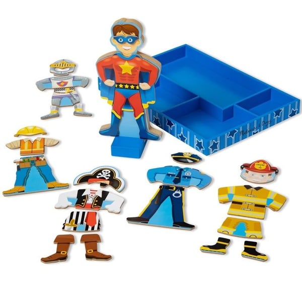 Billy Magnetic Doll och Mini Doll - Melissa & Doug - Magnetiska kläder ingår