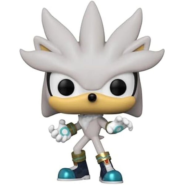 Figur - Funko - Silver The Hedgehog - Lysar i Mörker - Vinyl - 9,5 cm