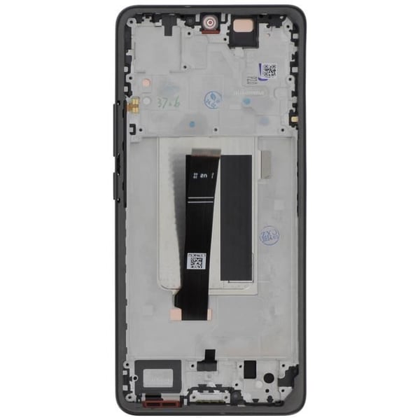 LCD-skärm - Xiaomi - Redmi Note 13 Pro Plus - Touchscreen - Förmonterad chassi - Svart