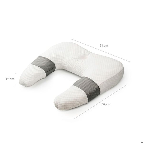 Örngott - InnovaGoods - U - Viscoelastisk - Ergonomisk - Tvättbar