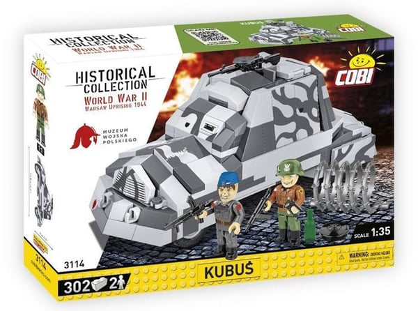 Modell - COBI - KUBUS - 302 delar - 1:35 - Blandat - Att montera själv