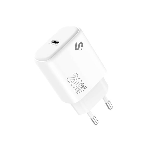 USB-C GaN 20W-laddare - SUBBLIM - Snabbladdning 20W - Ultra kompakt - Universell kompatibilitet
