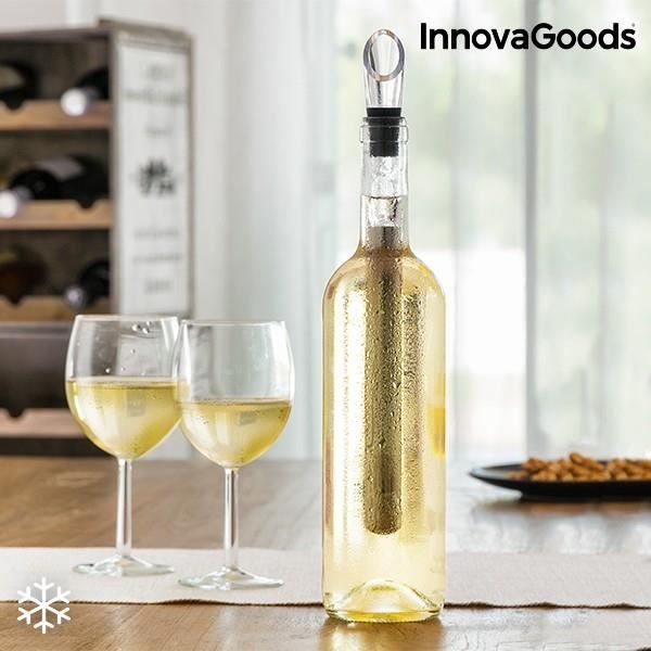 Vinkylare med luftare - InnovaGoods - Rostfritt stål - ABS - Elegant design