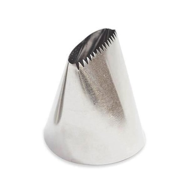 Spritsmunstycke - Scrapcooking - XXL - Rostfritt stål - 5,5 cm - Släta och ribbade dekorer
