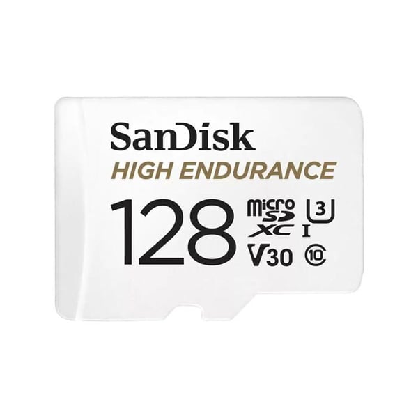 sandisk max endurance microsdhc 64gb kort med adapter sort sort Sort