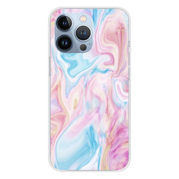 Tryckt silikonfodral som är kompatibelt med Apple iPhone 13 Pro Soap
