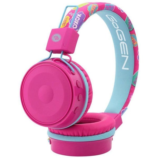 Trådlösa hörlurar - GOGEN - HBTM 32P - Rosa - Bluetooth 4.2 - Autonomi 15h - Inbyggd mikrofon