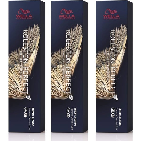 3-pack Wella Koleston Perfect ME+ 12/16 Aska Lila Blont 60 ml