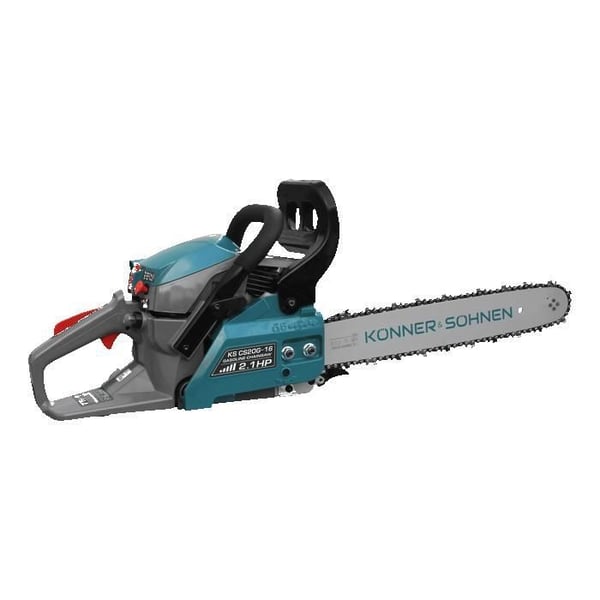 Bensindriven kedjesåg Könner & Söhnen KS CS20G-16 - 1600 W - svärd på 40 cm - inertiabroms och automatisk STOP-knapp