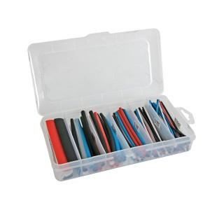 Set med krympslang - Flerfärgad 10cm - 170 st - Förvaringslåda