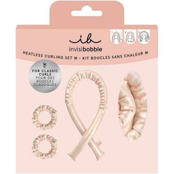 Hårlockare - invisibobble - Rosa - Lockar utan värme - Bekväm - Lätt att använda Hårlockare - invisibobble - Rosa - Lockar utan värme - Bekväm - Lätt att använda