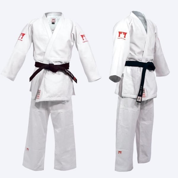 Kimono de Judo - Fighting Films - Superstar 750 Gr - IJF-hyväksytty - Valkoinen - Koko 155cm