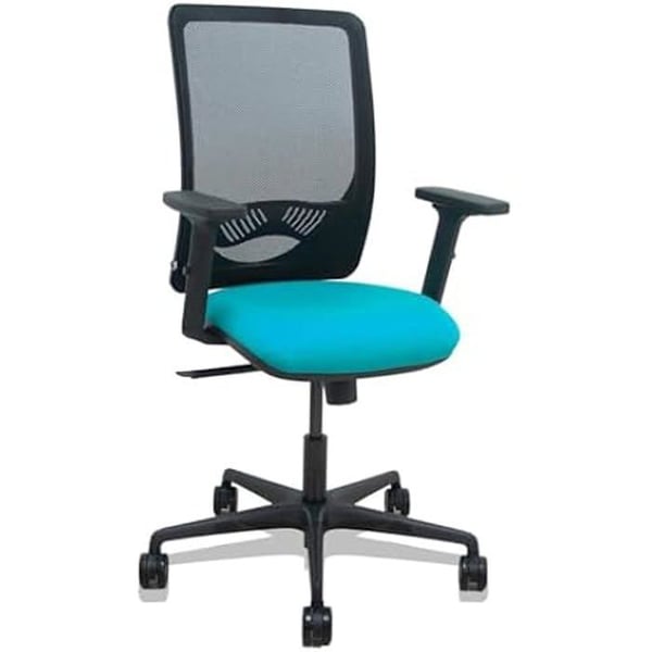 Zulema - Ergonomisk kontorsstol med synkront mekanism, 2D-armstöd - Svart andningsbar ryggstöd och Zulema - Ergonomisk kontorsstol med synkront mekanism, 2D-armstöd - Svart andningsbar ryggstöd och