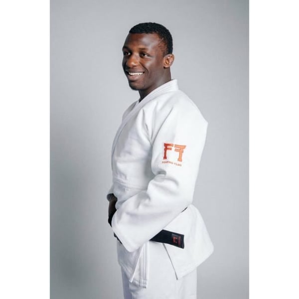Kimono de Judo - Fighting Films - Superstar 750 Gr - IJF-hyväksytty - Valkoinen - Koko 155cm