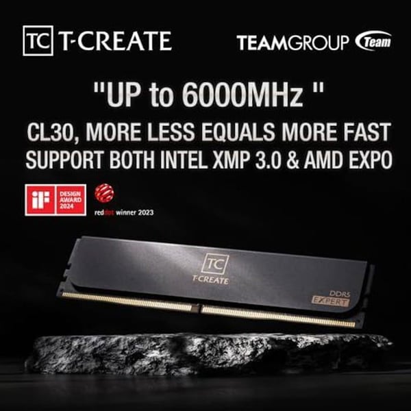 Minne moduler - TEAMGROUP - T-CREATE EXPERT - 32 GB - DDR5 6000 MHz - ECC
