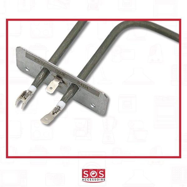 SOS Accessoire Motstånd för ugnsbotten 1300W för Ugn, spis 262900002 ARDEM, AYA, BEKO, BLUESKY, DOMEOS, FAR, FUNIX, LEISURE, PROL