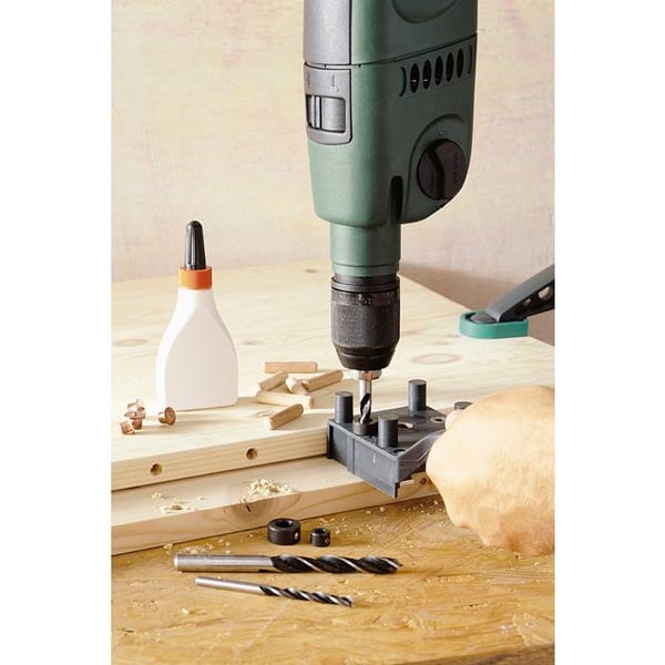 wolfcraft - Trunnion Samlekasse - Træbor, dybdestop og tap - 79 styk - ref. 4645000