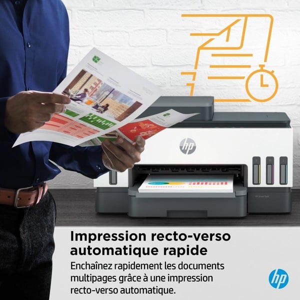 HP Smart Tank 7305 All-in-One-printer - Termisk inkjet - Farve - Blækbeholder
