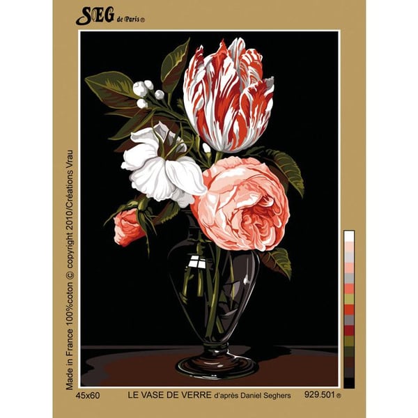 Canevas antik Glaskruka Seghers 45x60cm
