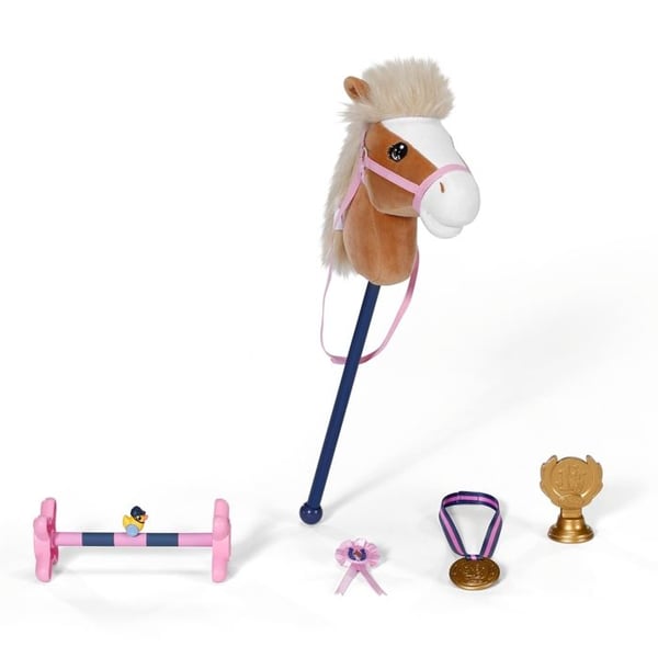 Baby born Set med häst vid pinne 43 cm