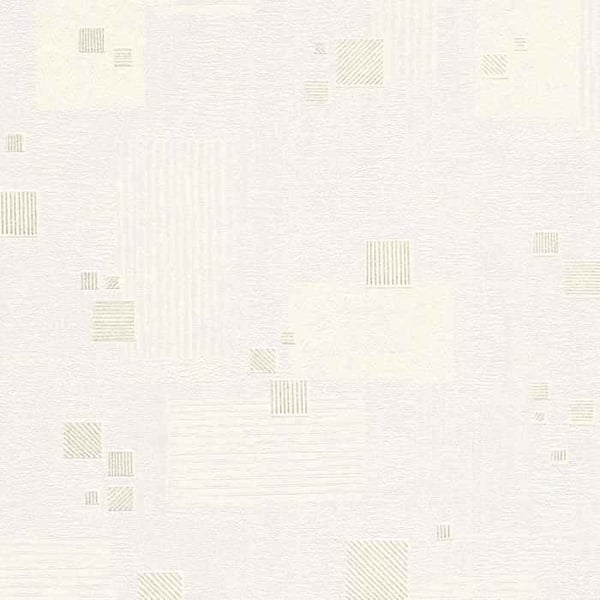 A.S. Creation New Look 339212 vintage non-vävt tapet 0.53 m x 10.05 m silver