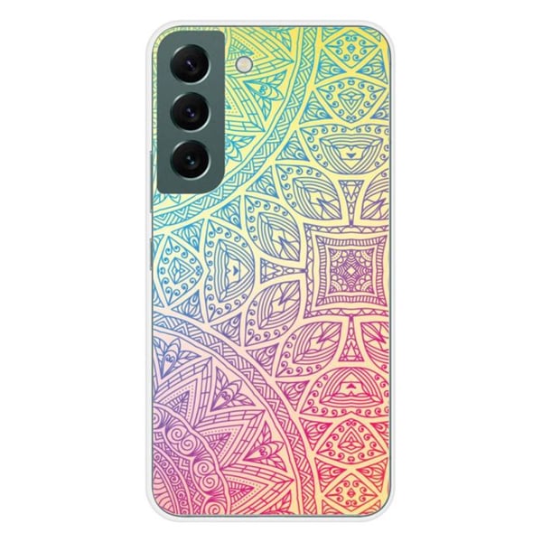 Siliconfodral - Kompatibel med Samsung Galaxy S22 - pastell mandala design