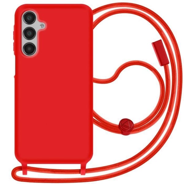 Coque Cordon Semi Rigid Soft touch för Samsung Galaxy A16 Röd