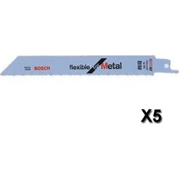 Sabelsavklinger S 922 BF Fleksibel til Metal - BOSCH - 2608656014