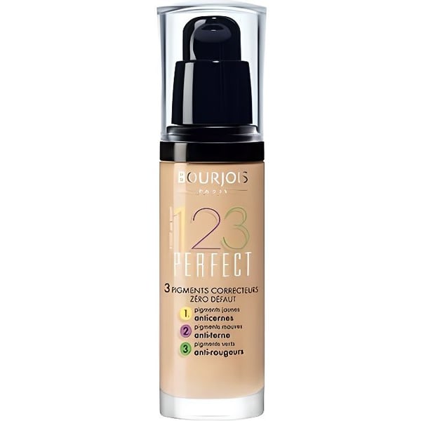 Foundation - BOURJOIS - 1.2.3. PERFECT - 055 Mörkbeige - Alla hudtyper