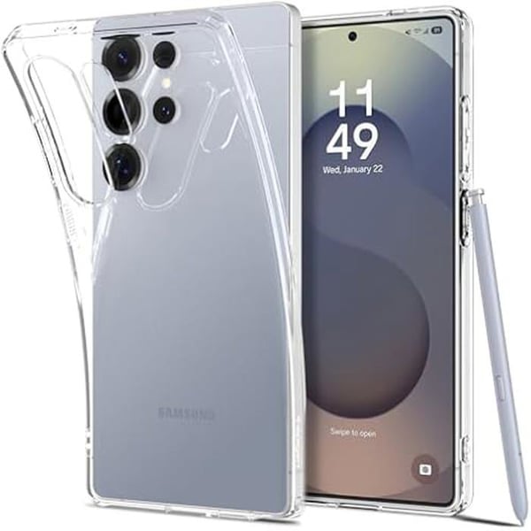 Coque - SPIGEN - Samsung S25 Ultra - Stötsäker - Transparent - Mjuk