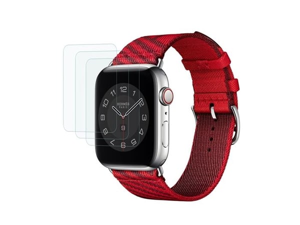 3-pack Skärmskydd för Apple Watch 38mm i Transparent Härdat Glas