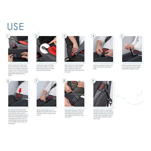 SCAMP Comfort Isofix - röd