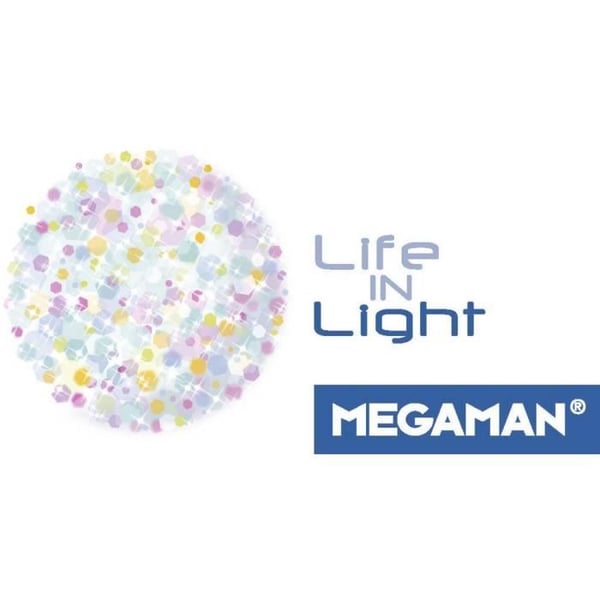 Megaman Luminaire på högspår med trefas GU10 8 W LED silver