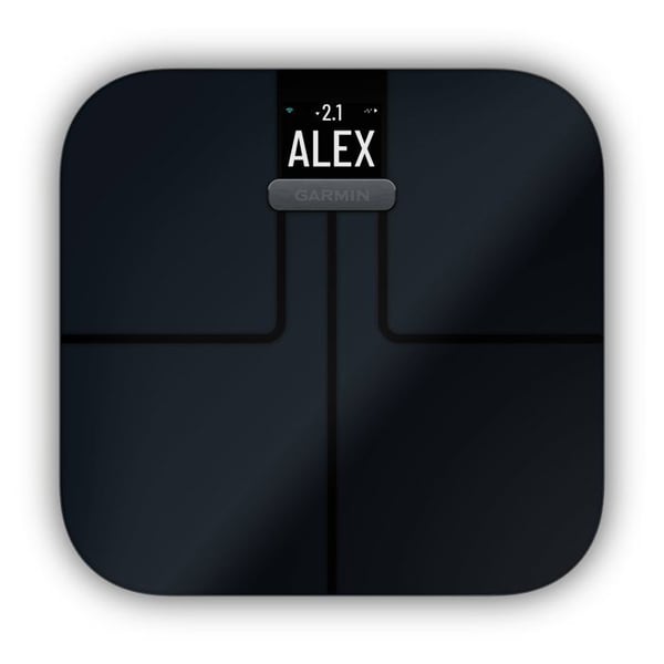Ansluten våg - GARMIN - Index S2 Smart Scale - Intl - Svart - 1 paket