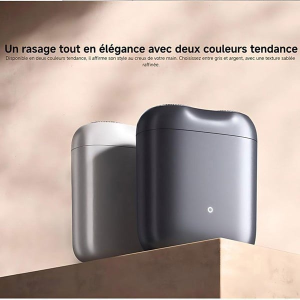 XIAOMI S200 Partakone Harmaa - Sähkökäyttöinen partakone - Vesitiivis ja huuhdeltava - Type-C-lataus - Kompakti muoto