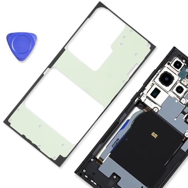 Klistret bakfönster - SAMSUNG - Galaxy S24 Ultra - Svart - Äkta - Servicepaket