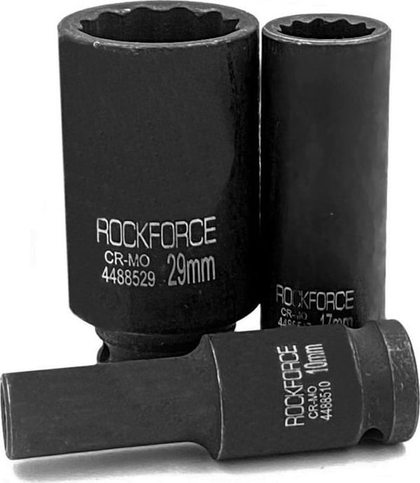 Skruvmejselhuvud - ROCKFORCE - RF-4488516 - Djup slagnyckel 1216 mm - 12 sidor - Såld enskilt