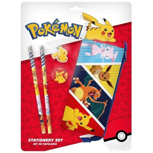 Papperhus - Cyp Brands - Pokémon - 2 pennor - Pennvässare - Suddgum Papperhus - Cyp Brands - Pokémon - 2 pennor - Pennvässare - Suddgum