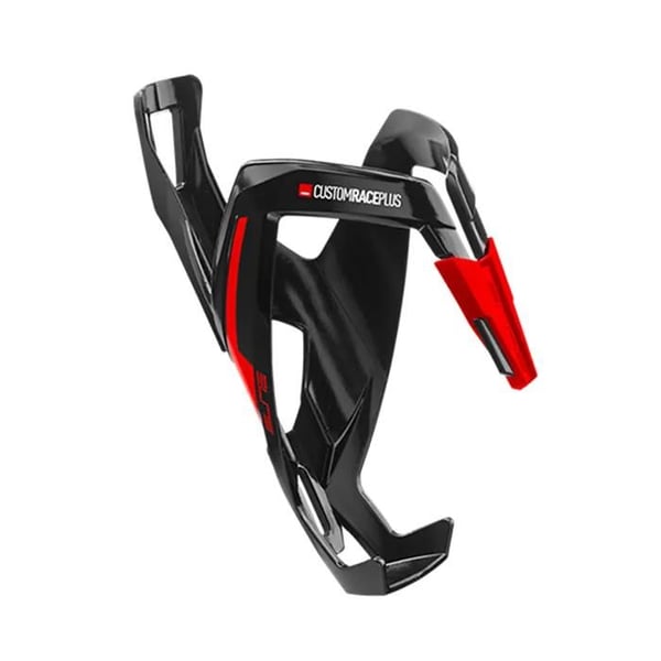 Flaskeholder - ELITE - Custom Race plus skinnende - Sort/Rød - One size - Voksen