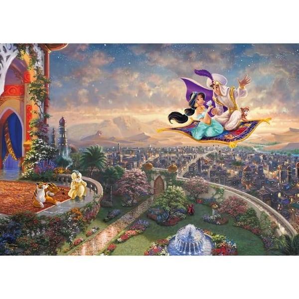 Pussel 1000 bitar: Thomas Kinkade: Aladdin, Disney