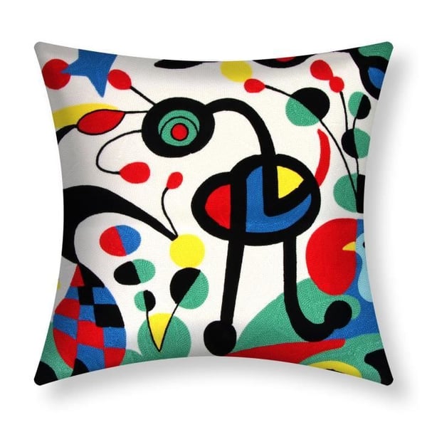 Kuddeöverdrag - AVIZAR - 2-pack - 45x45 cm - Broderade - Flerfärgade - Modern